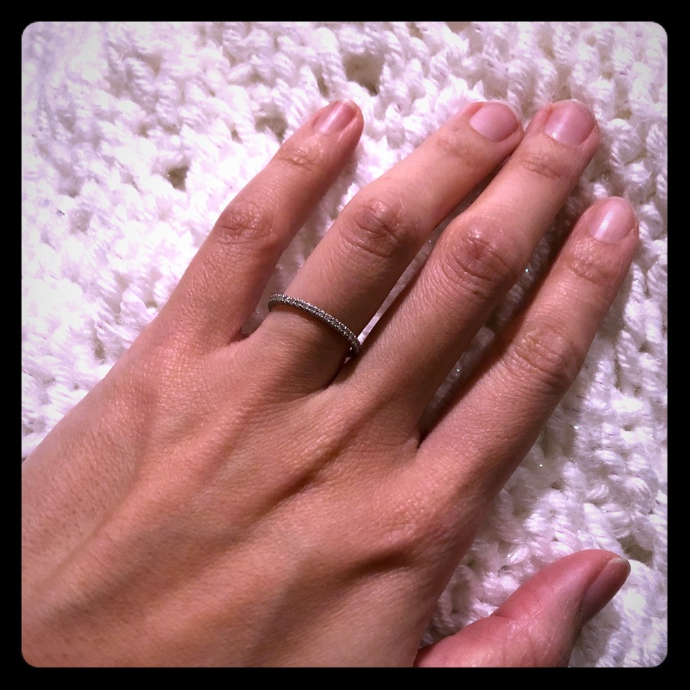 Diamond eternity ring, size 5 1/2